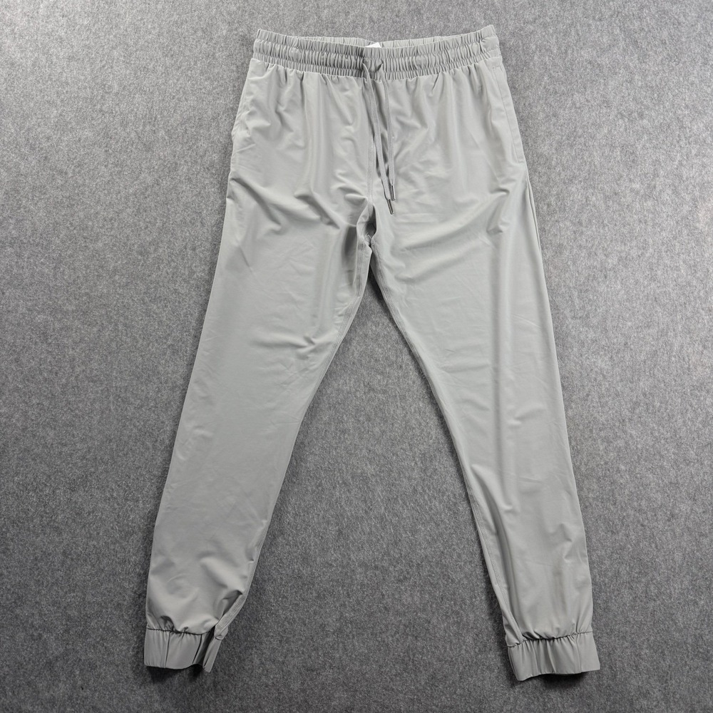 ZYIA Active Women's Light Gray Jogger Pants Size S Stretch Zip Pockets